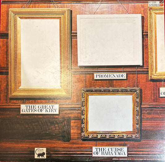 LP Emerson, Lake & Palmer - Mussorgsky ‎– Pictures At An Exhibition 2ª Mano