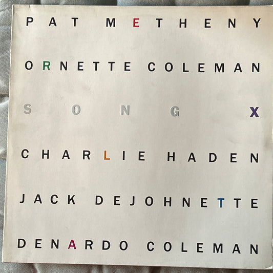 LP Pat Metheny / Ornette Coleman ‎– Song X 2ª Mano