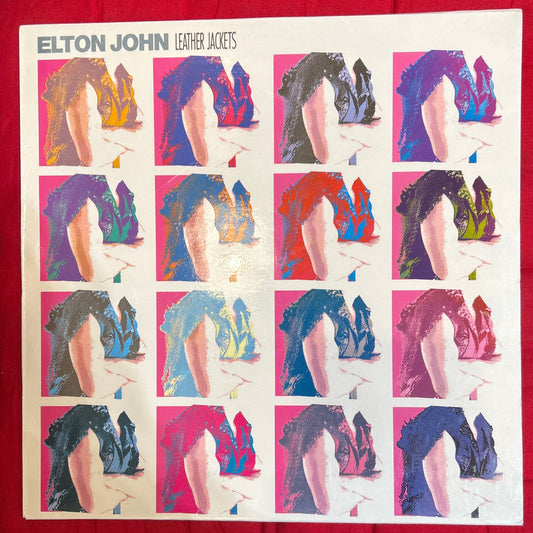 LP Elton John ‎– Leather Jackets 2ª mano