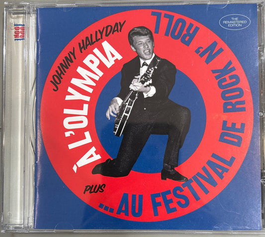 CD Johnny Hallyday ‎– Johnny À L'Olympia Plus ...Au Festival De Rock N' Roll 2ª Mano