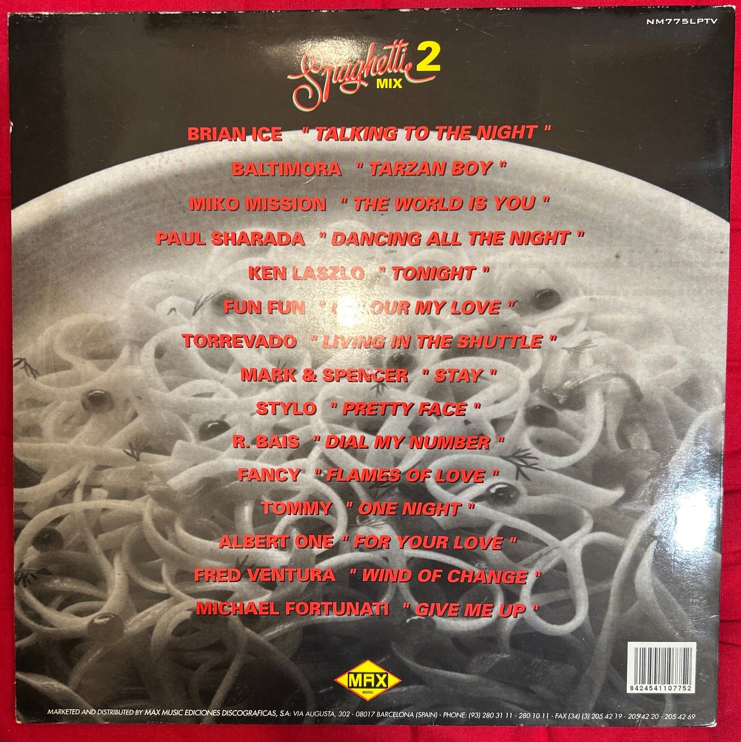 LP V/A ‎– Spaghetti Mix 2 2ª Mano