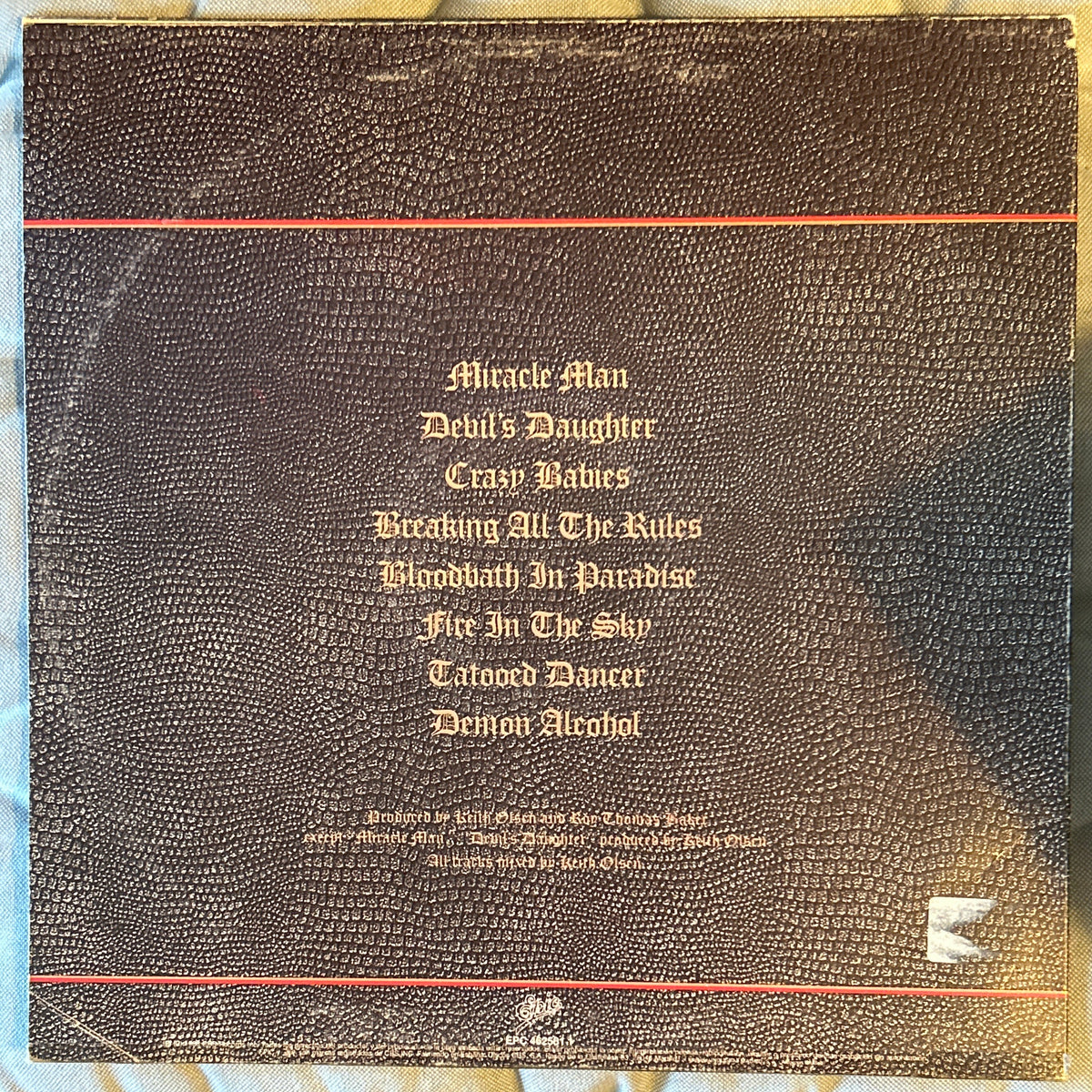 LP Ozzy Osbourne – No Rest For The Wicked 2ª Mano