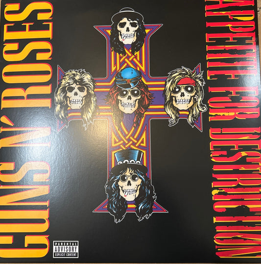 LP  Guns N' Roses ‎– Appetite For Destruction 2ª mano