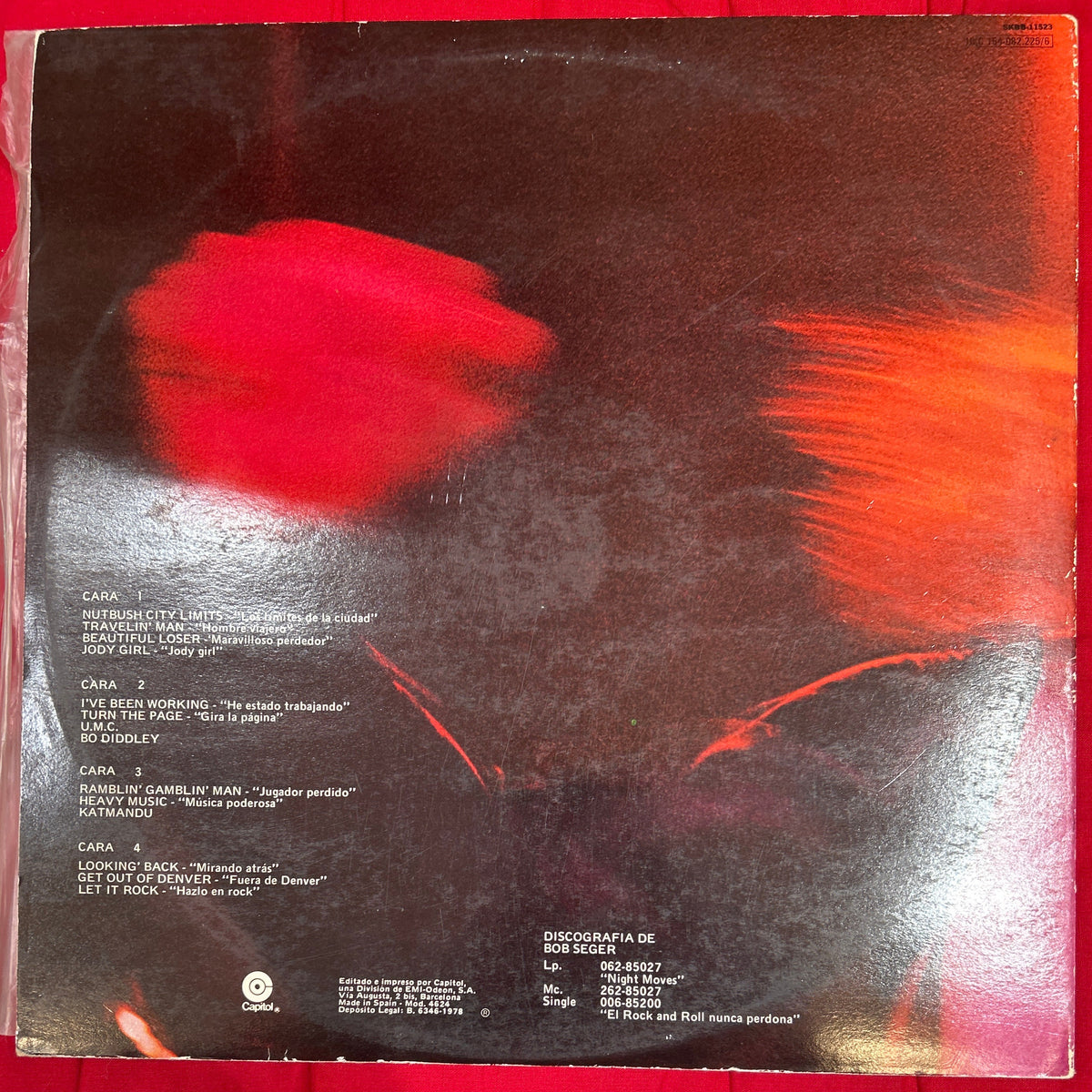 LP Bob Seger And The Silver Bullet Band ‎– Live Bullet 2ª Mano