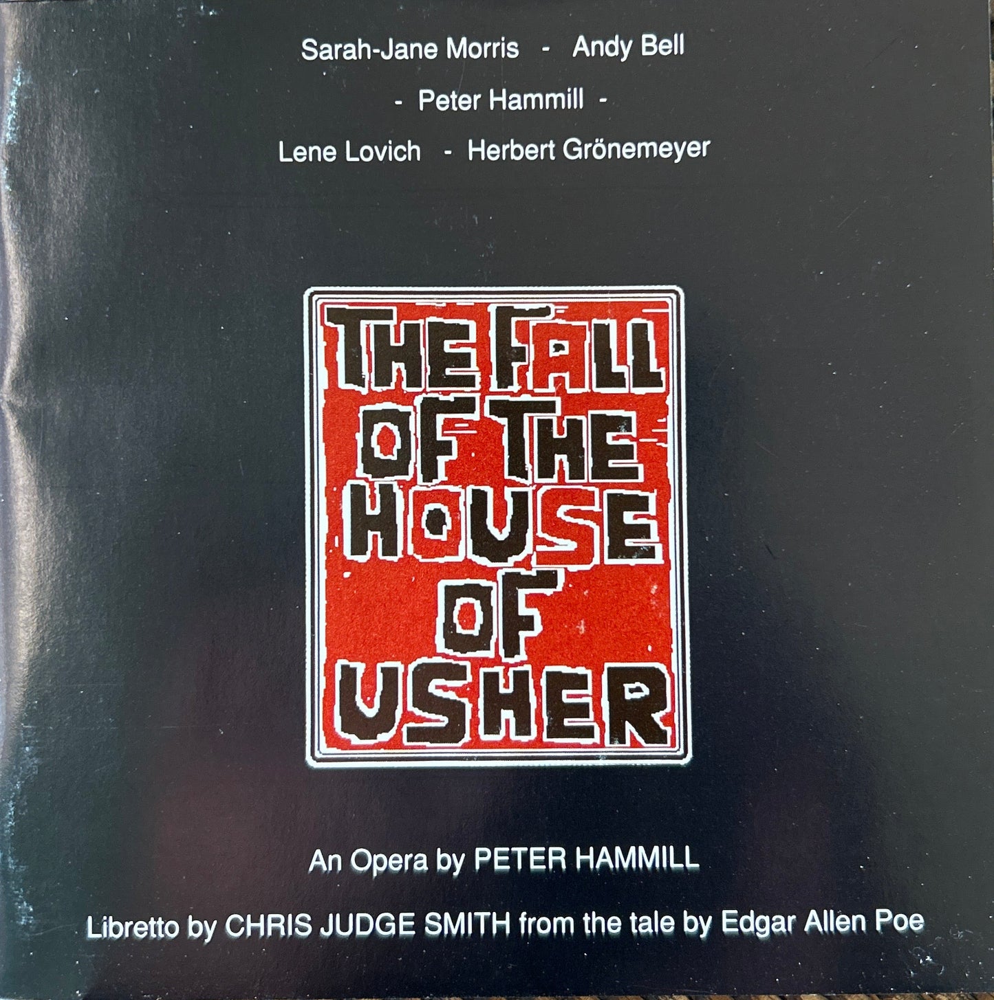 CD Peter Hammill ‎– The Fall Of The House Of Usher 2ª Mano