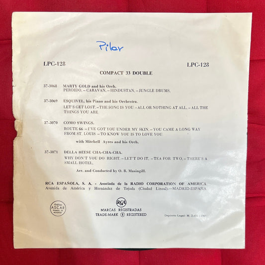 SINGLE Elvis Presley With The Jordanaires ‎– Elvis By Request 2ª Mano