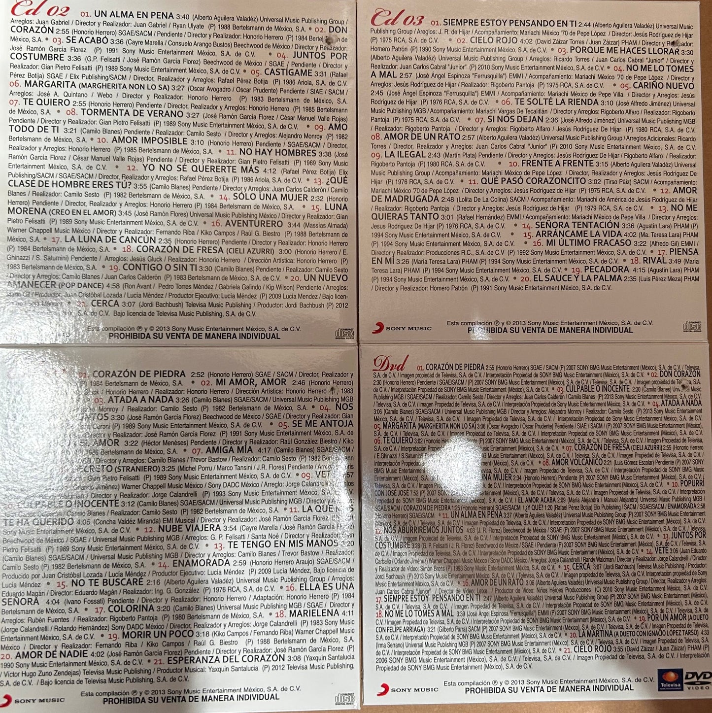 CD Lucía Méndez  – Lo Esencial 40 Aniversario 2ª Mano