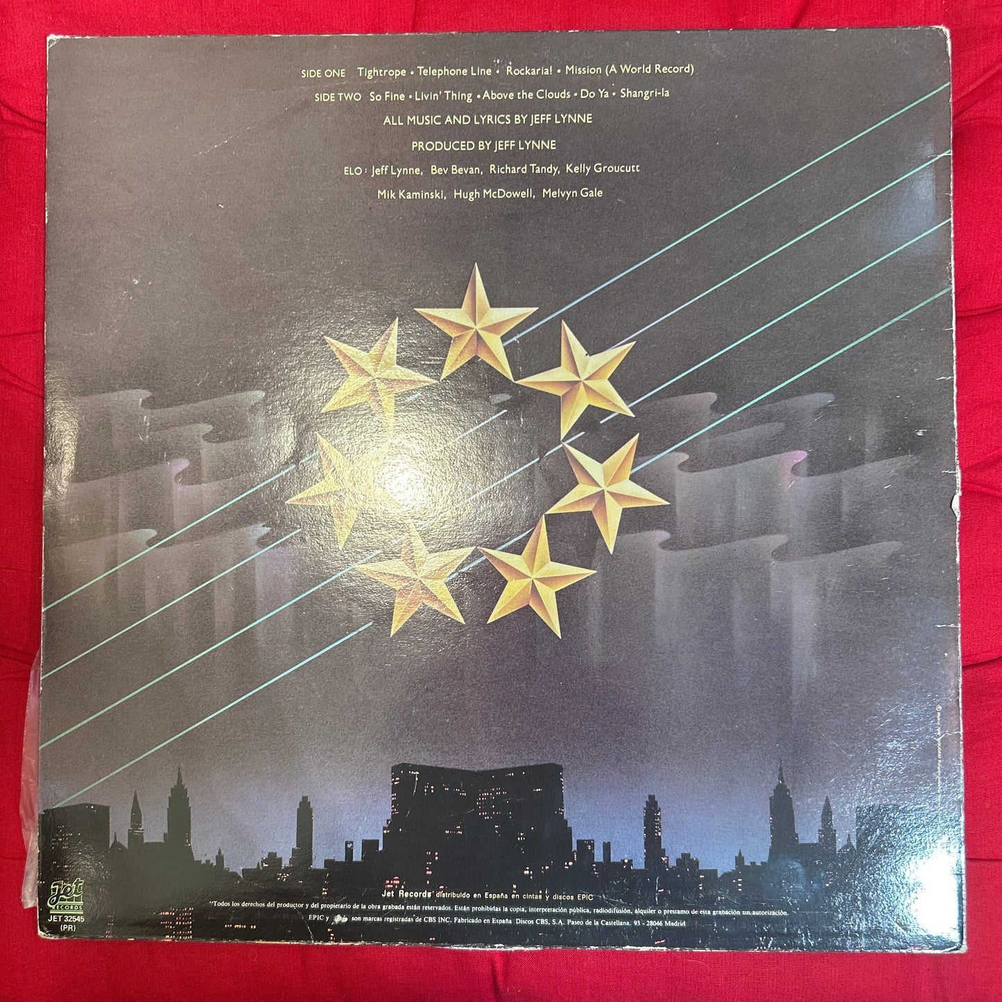 LP Electric Light Orchestra – A New World Record  2ª Mano