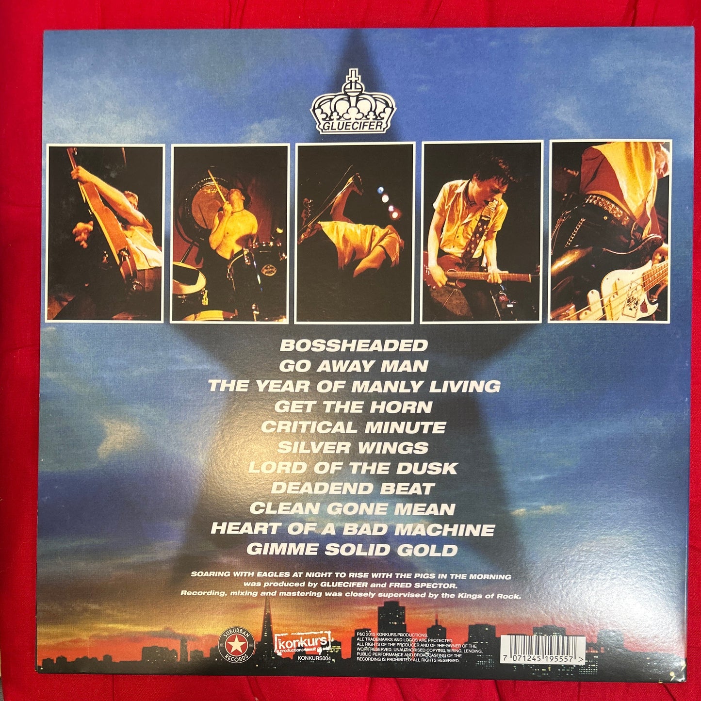 LP Gluecifer ‎– Soaring With Eagles At Night To Rise With The Pigs In The Morning 2ª Mano