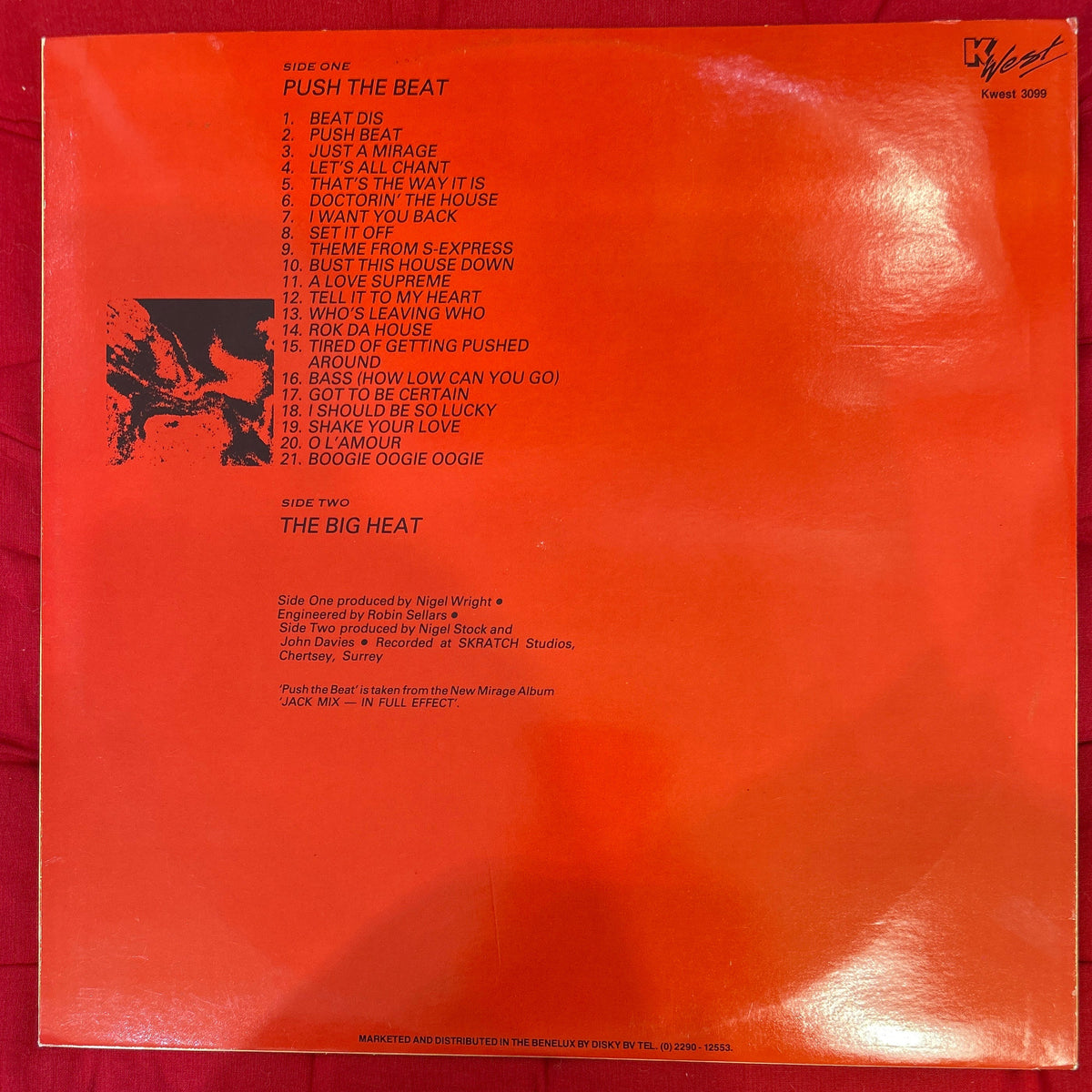 MAXISINGLE Mirage  ‎– Push The Beat 2ª Mano