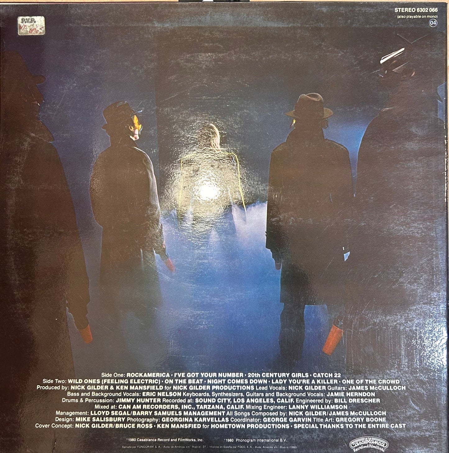 LP Nick Gilder ‎– Rock America 2ª Mano