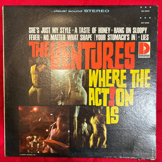 LP The Ventures ‎– Where The Action Is 2ª Mano