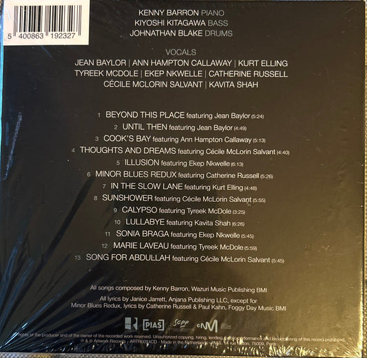 CD Kenny Barron ‎– Songbook Nuevo precintado