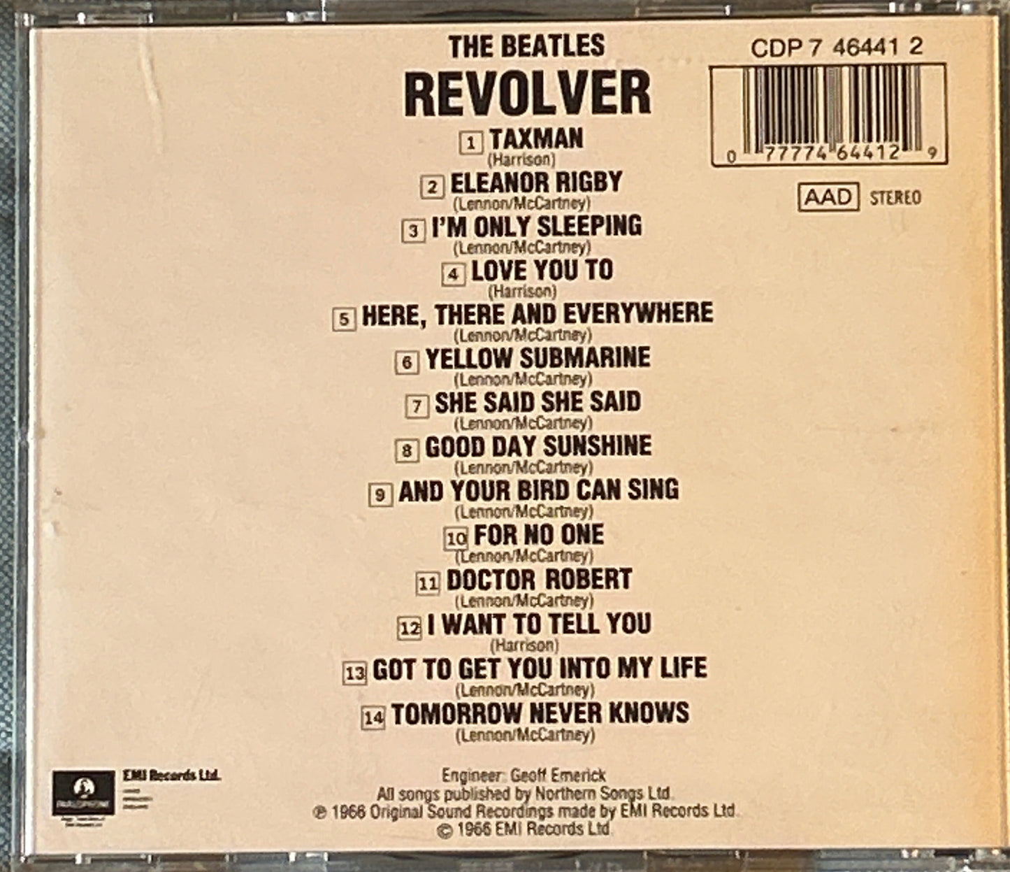 CD The Beatles ‎– Revolver 2ª Mano (Producto exclusivo recogida en tienda)