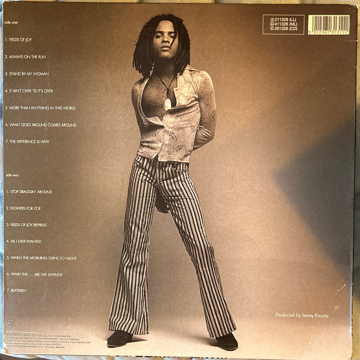 LP Lenny Kravitz ‎– Mama Said 2ª Mano