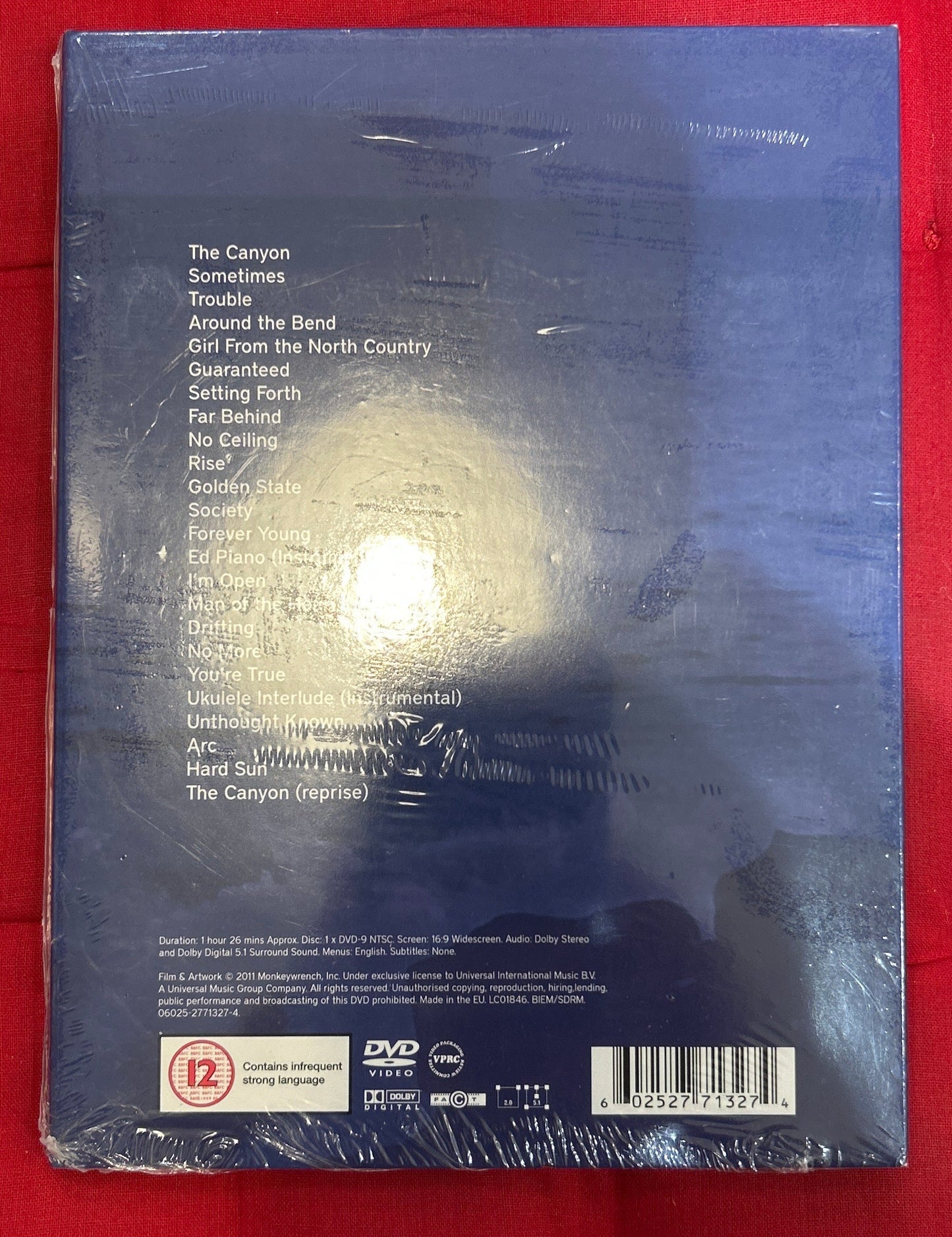 DVD Eddie Vedder ‎– Water On The Road: Eddie Vedder Live Nuevo precintado