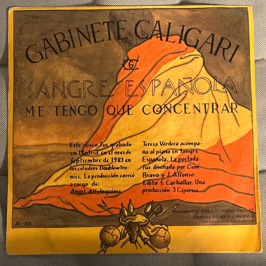 SINGLE Gabinete Caligari – Sangre Española