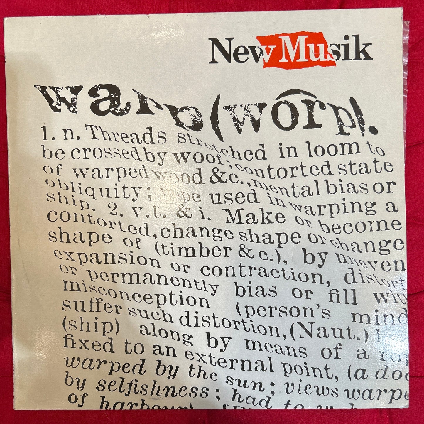LP New Musik ‎– Warp 2ª Mano