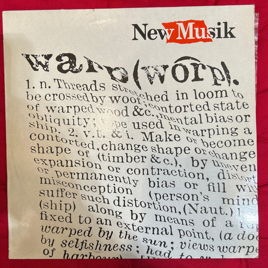 LP New Musik ‎– Warp 2ª Mano