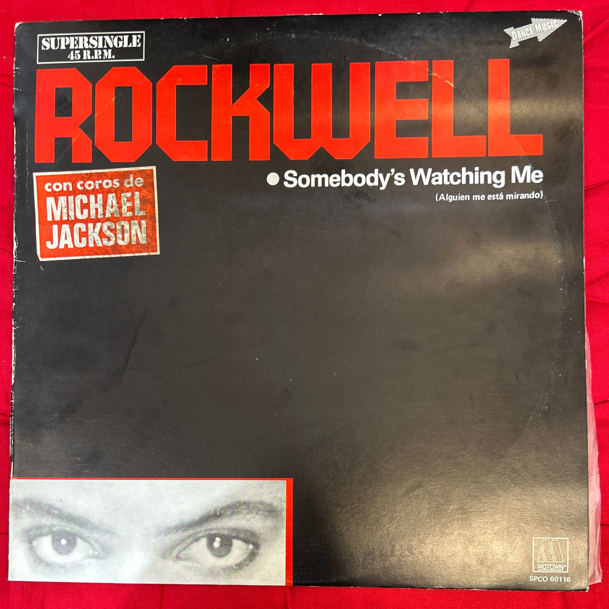 MAXISINGLE Rockwell ‎– Somebody's Watching Me = Alguien Me Esta Mirando 2ª Mano
