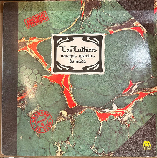 LP Les Luthiers ‎– Muchas Gracias De Nada 2ª mano (Producto exclusivo recogida en tienda)