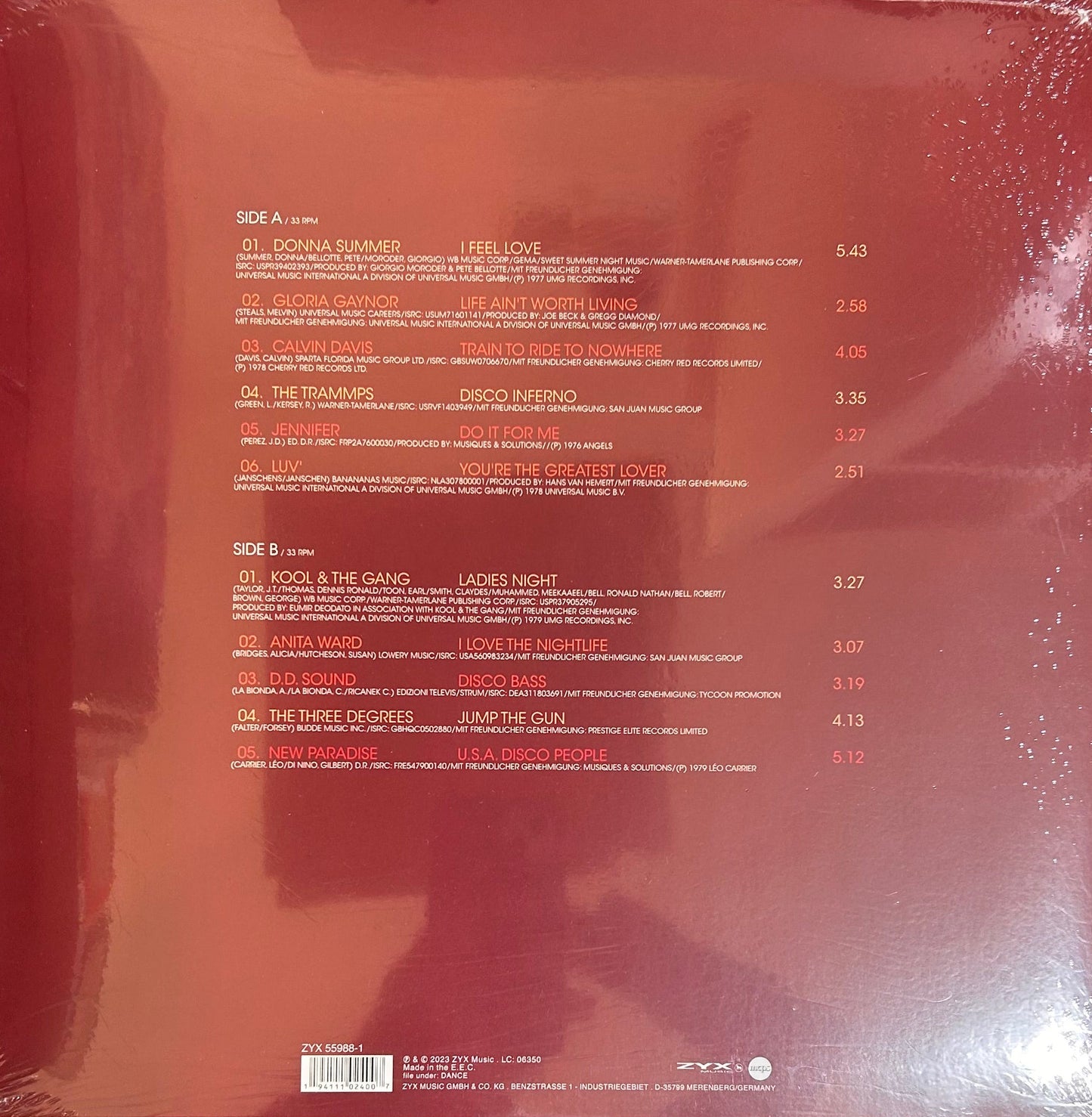 LP Various ‎– Disco Hits Vol. 2 Nuevo precintado