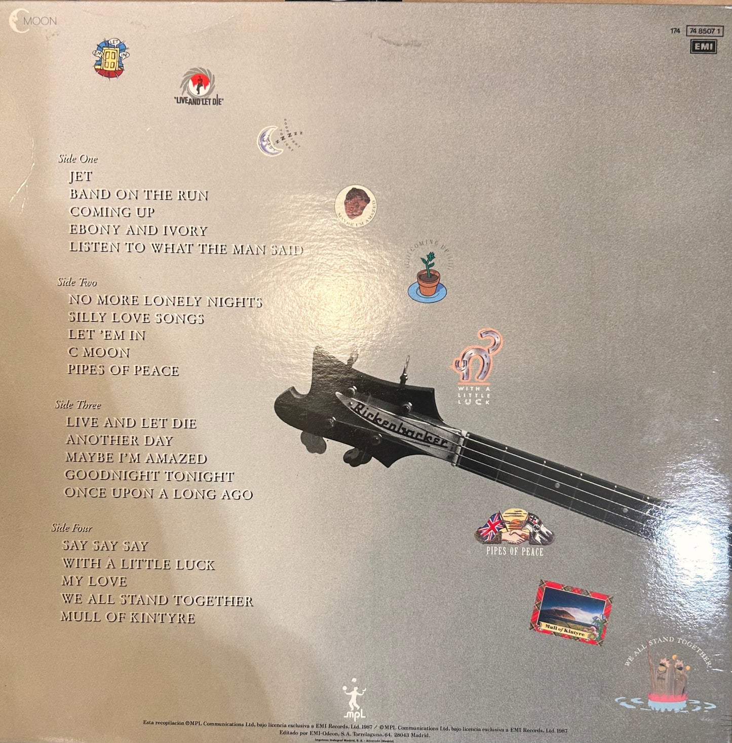 LP Paul McCartney ‎– All The Best ! 2ª mano