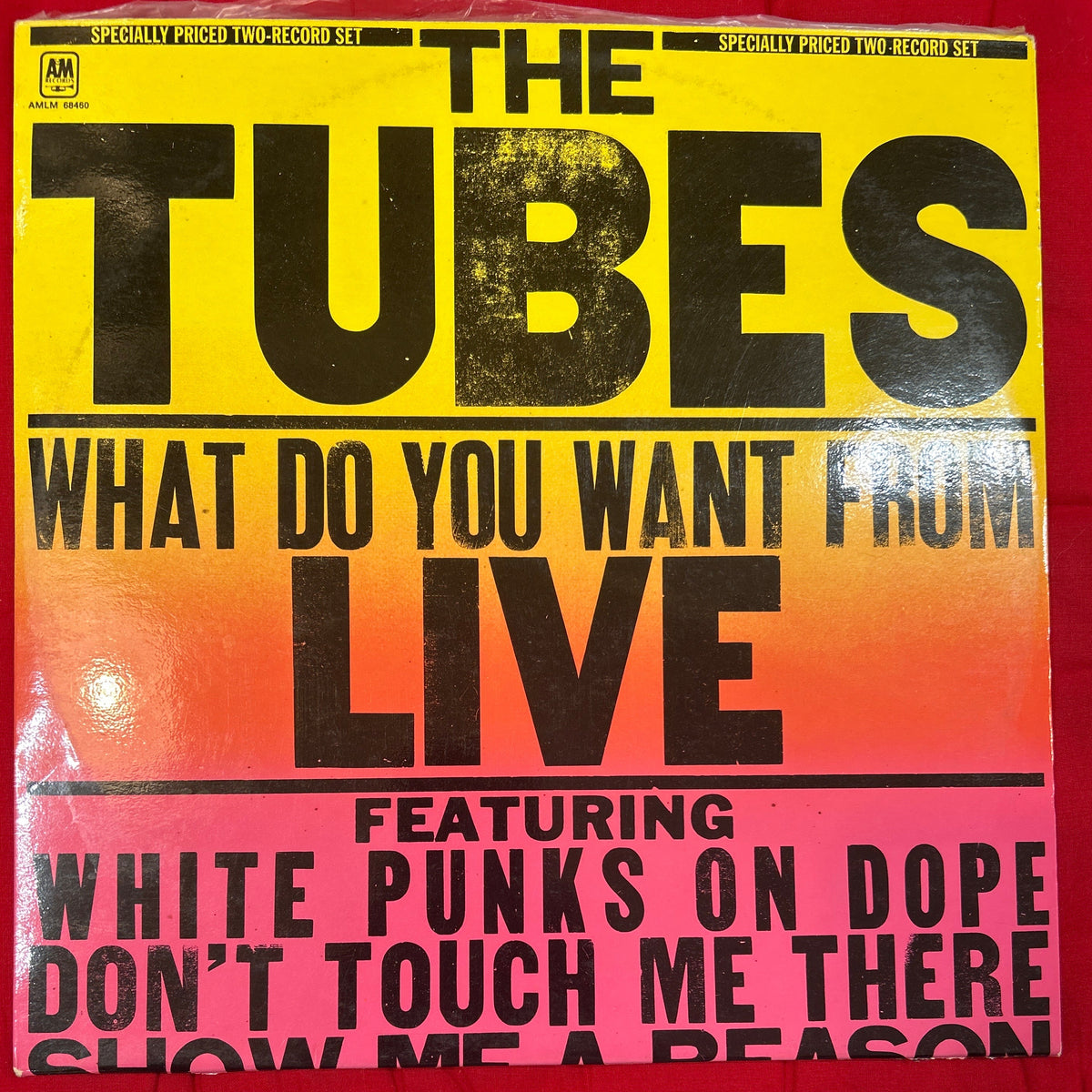 LP The Tubes ‎– What Do You Want From Live 2ª Mano