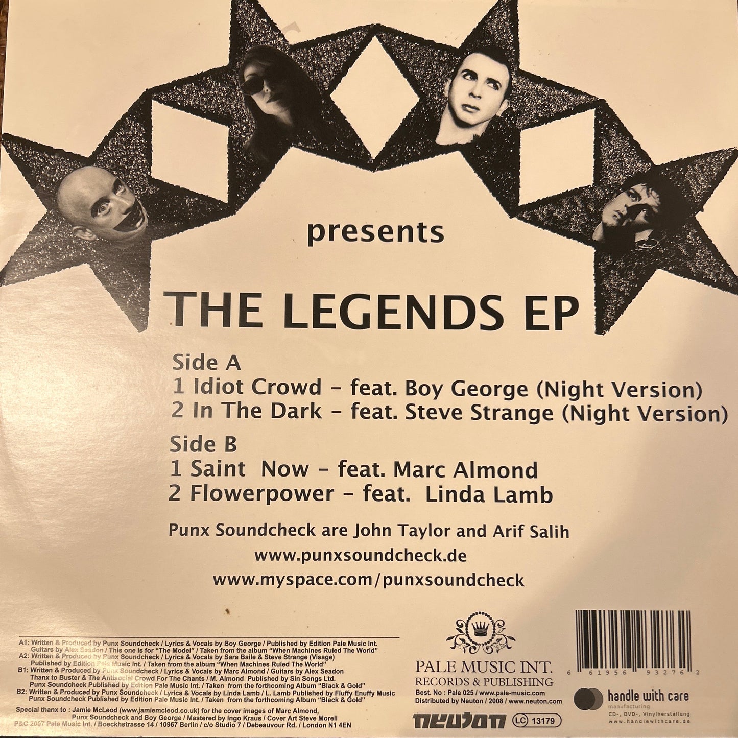MAXISINGLE Punx Soundcheck – The Legends EP 2nd Hand