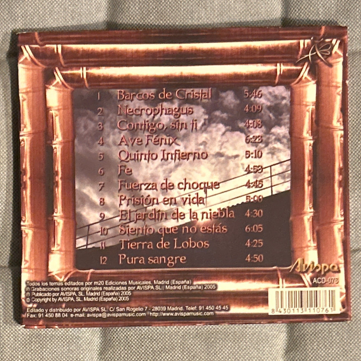 CD Saratoga ‎– Tierra De Lobos 2ª Mano