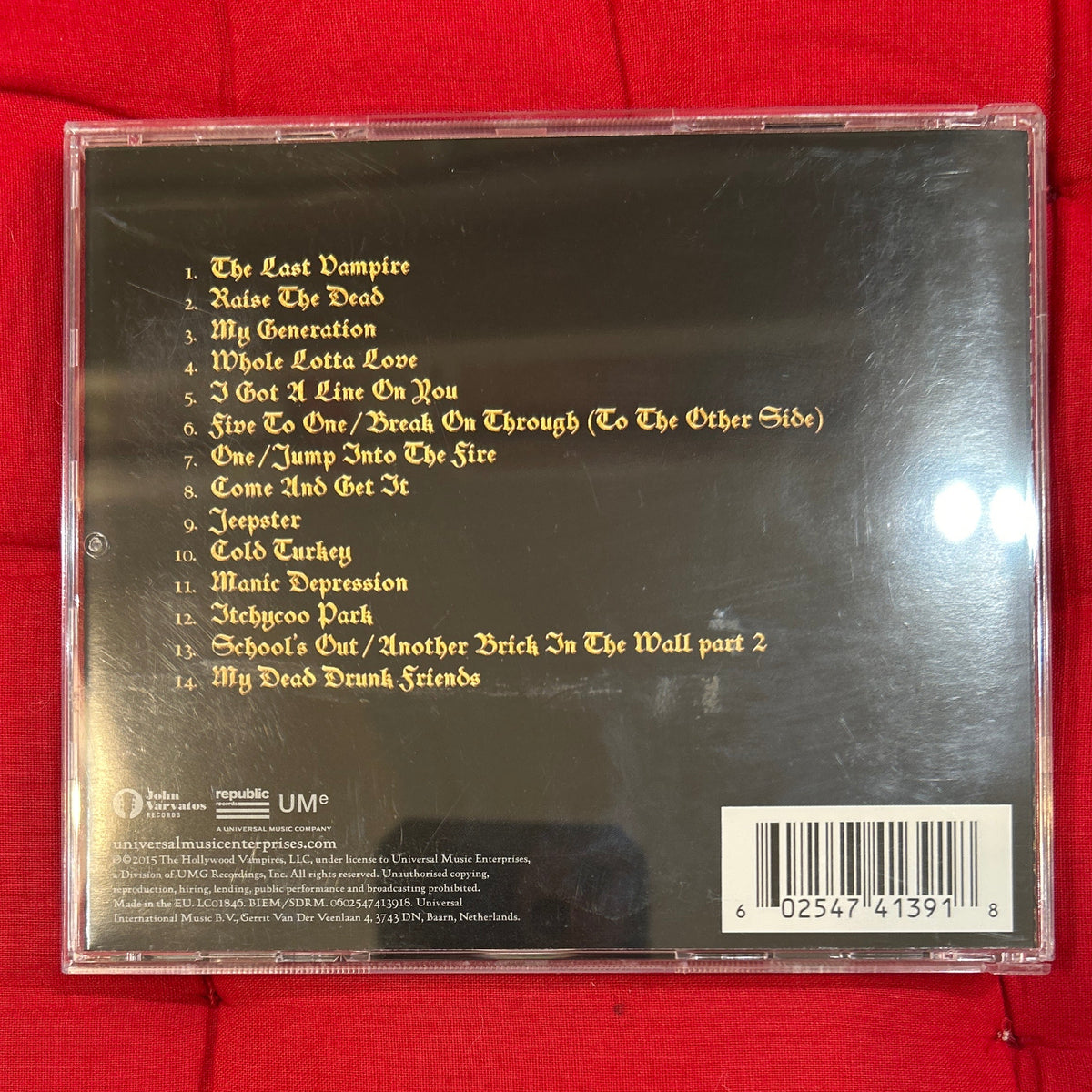 CD Hollywood Vampires ‎– Hollywood Vampires 2ª Mano