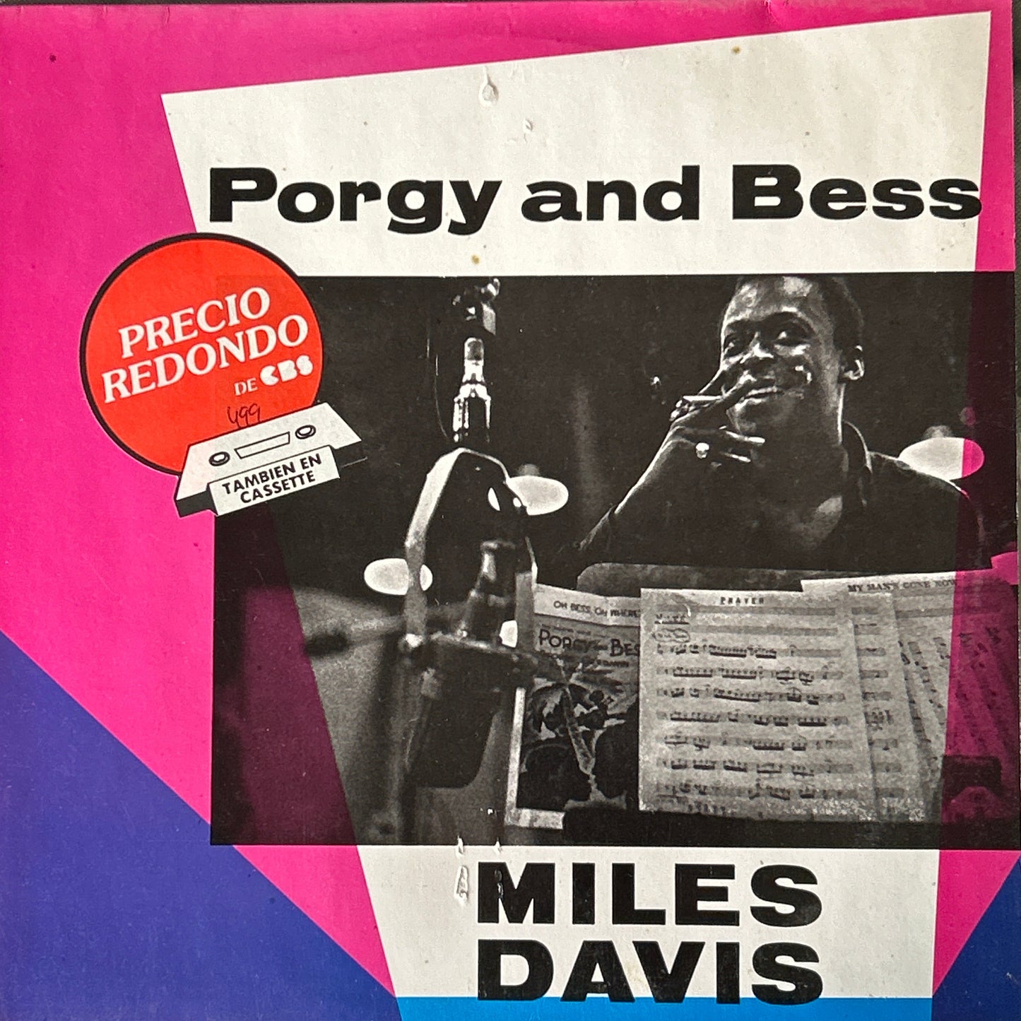 LP Miles Davis ‎– Porgy And Bess 2ª Mano