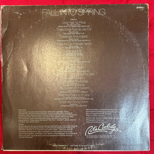 LP Rita Coolidge ‎– Fall Into Spring 2ª Mano (Producto exclusivo recogida en tienda)