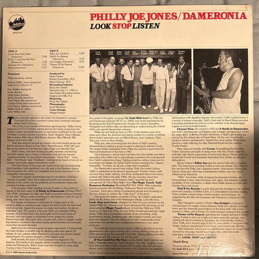 LP Philly Joe Jones / Dameronia Featuring Johnny Griffin ‎– Look Stop Listen 2ª Mano