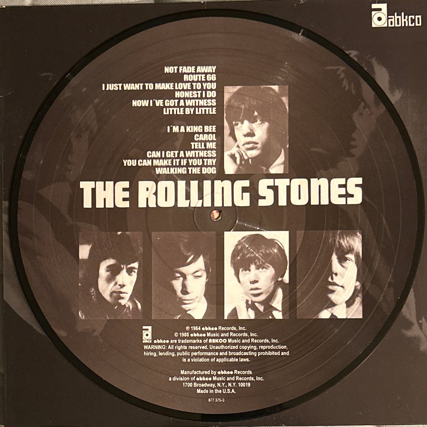 PICTURE DISC The Rolling Stones – England's Newest Hit Makers 2ª Mano