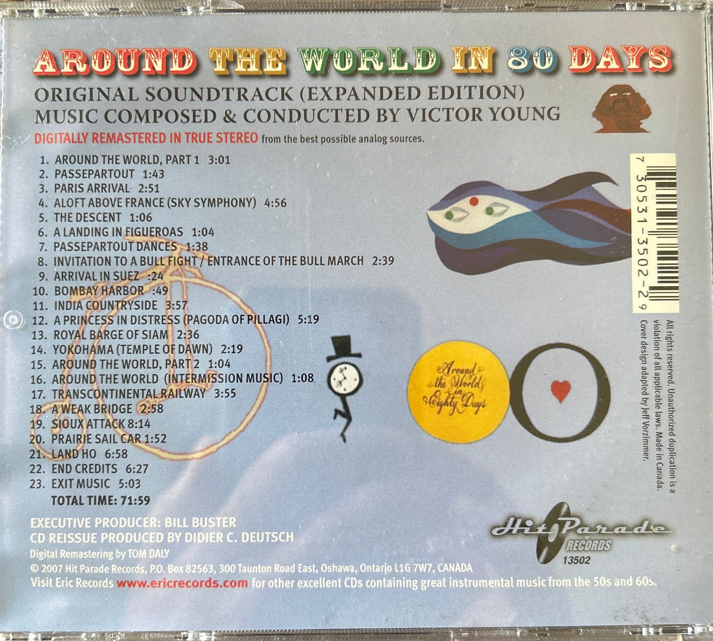 CD Banda Sonora Victor Young ‎– Around The World In Eighty Days  2ª Mano