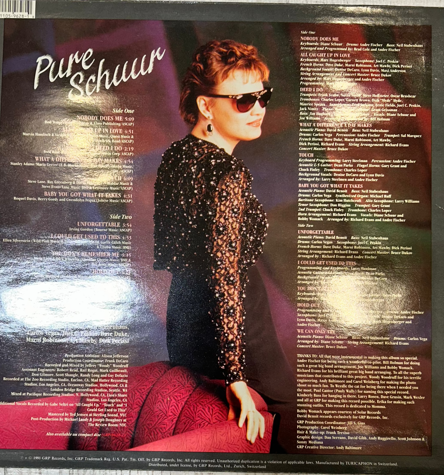 LP Diane Schuur – Pure Schuur (Exklusivprodukt zur Abholung im Laden) Gebraucht