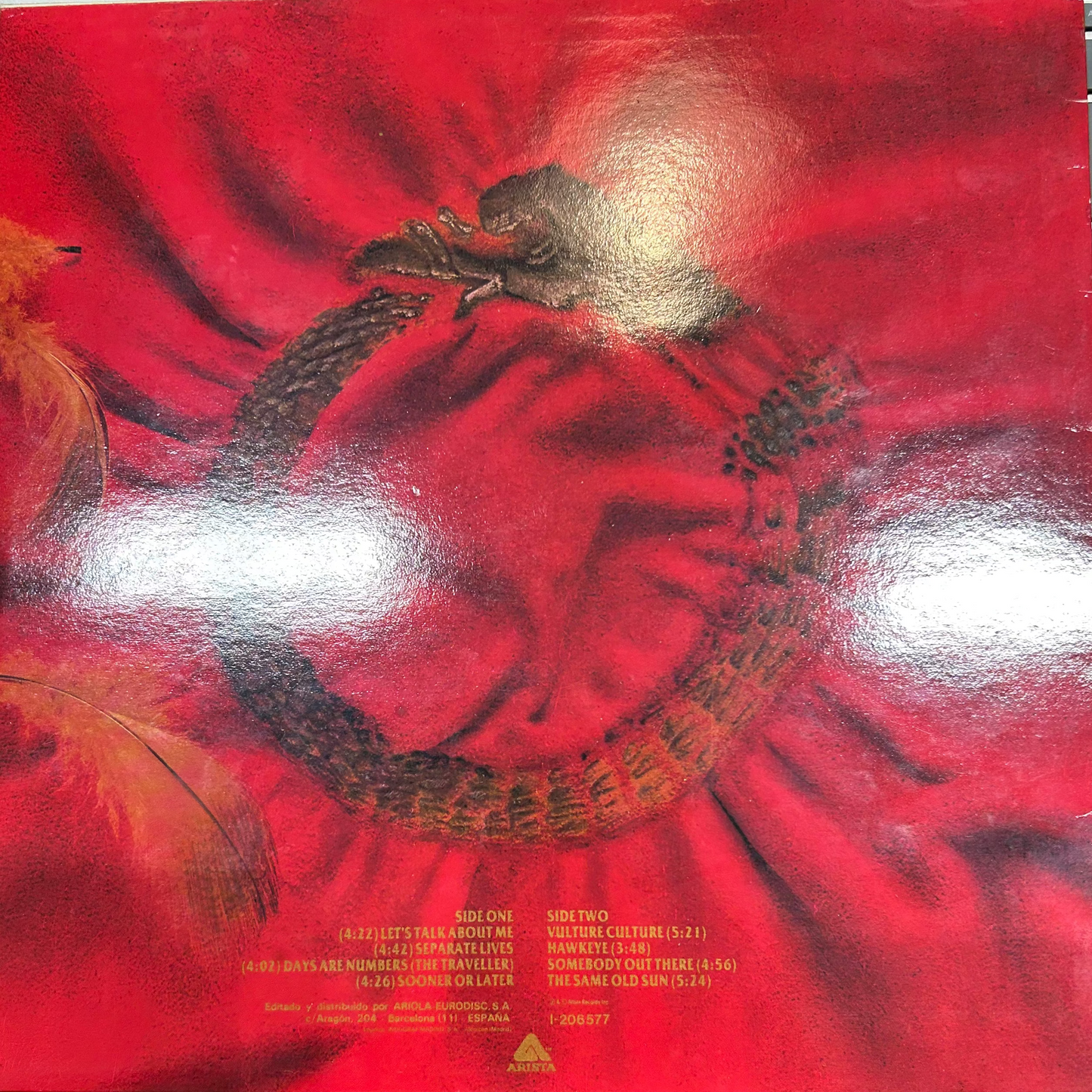 LP The Alan Parsons Project ‎– Vulture Culture Gebraucht (Exklusiver Artikel zur Abholung im Laden)