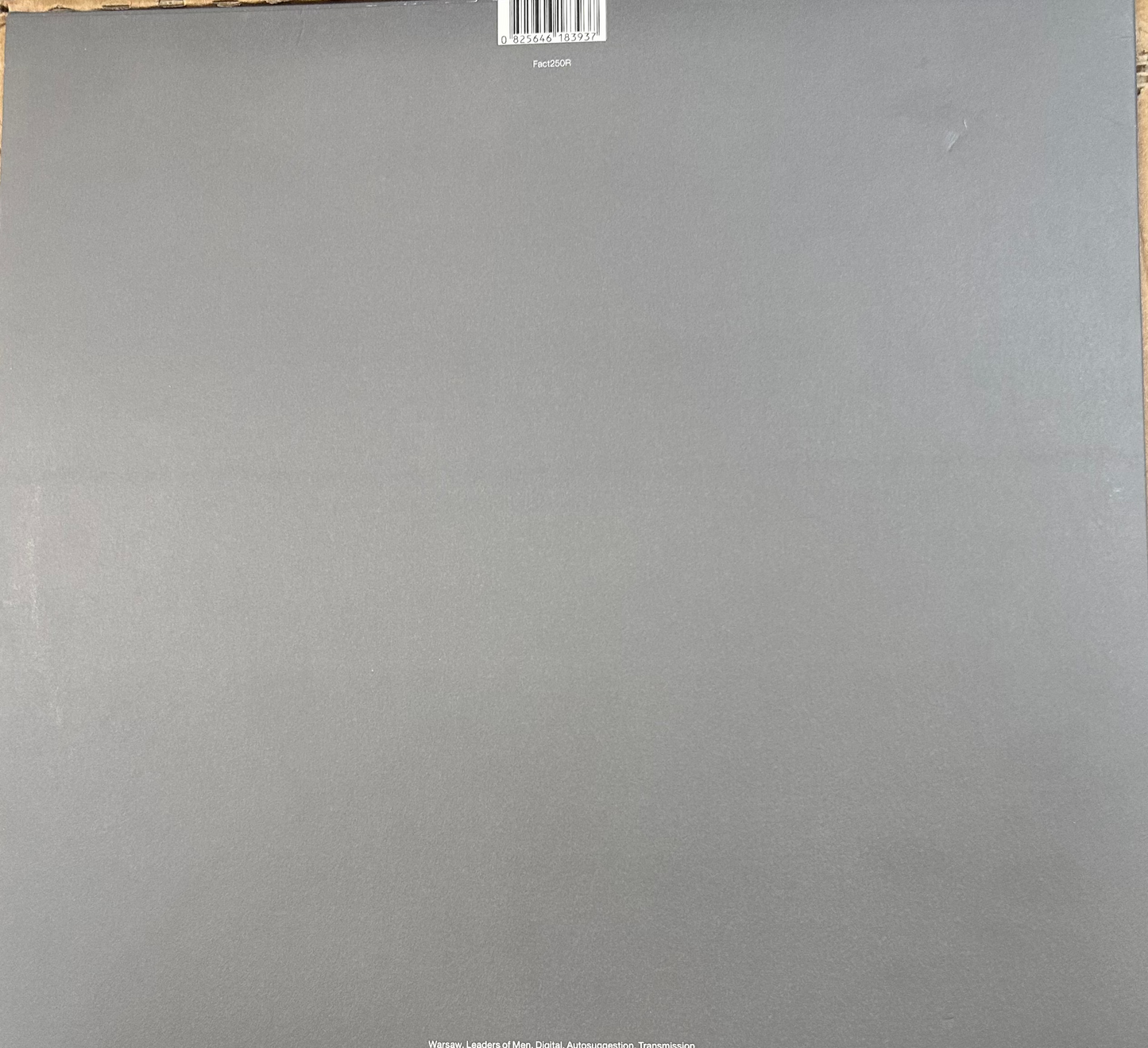 LP Joy Division – Substance gebraucht