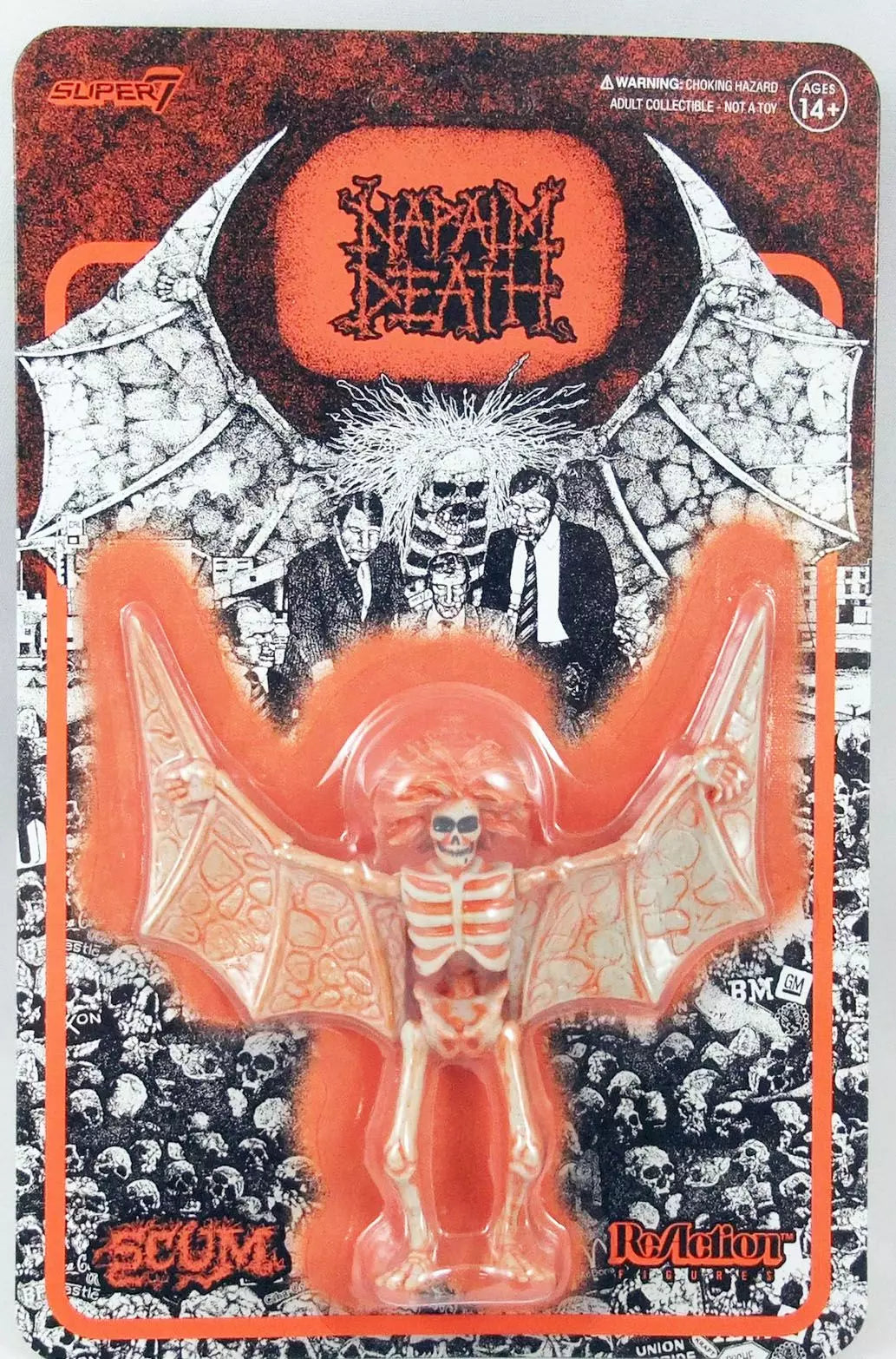Figurine Reaction Napalm Death - Démon Scum (rouge) Neuve sous blister