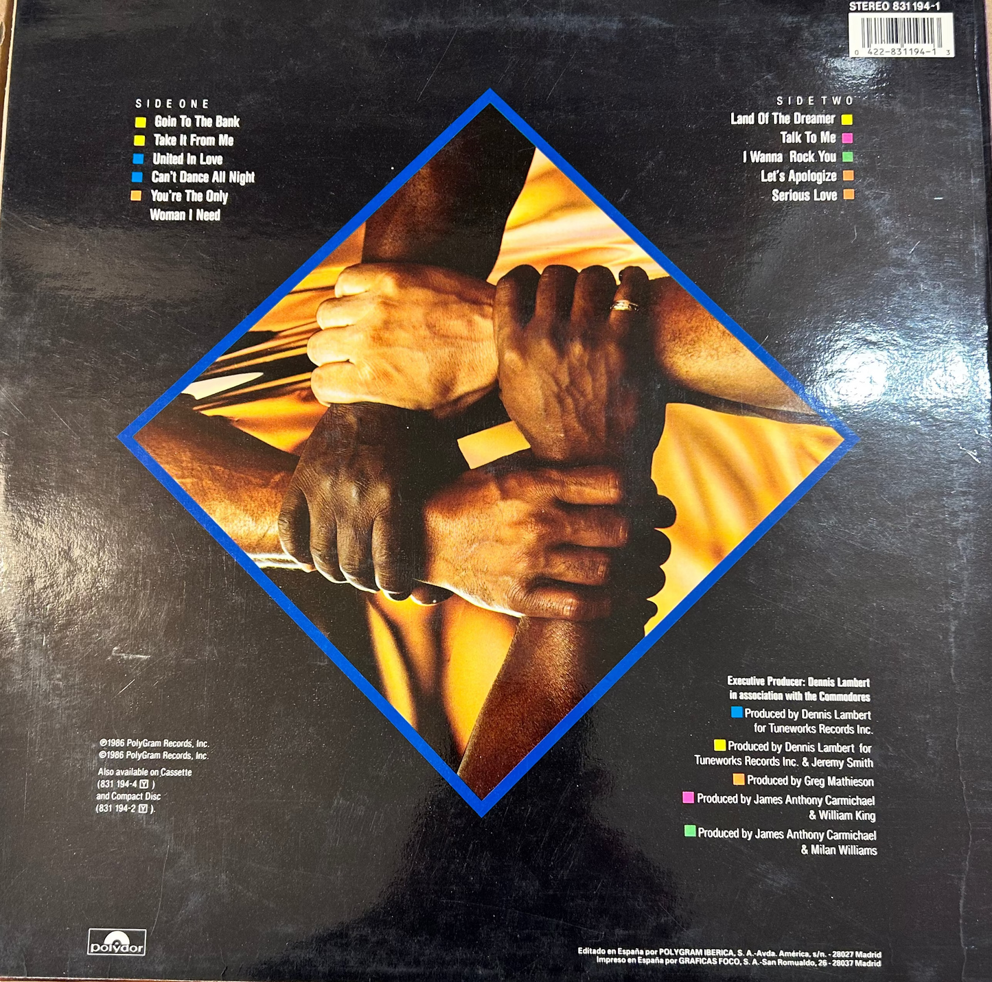 LP Commodores ‎– United gebraucht