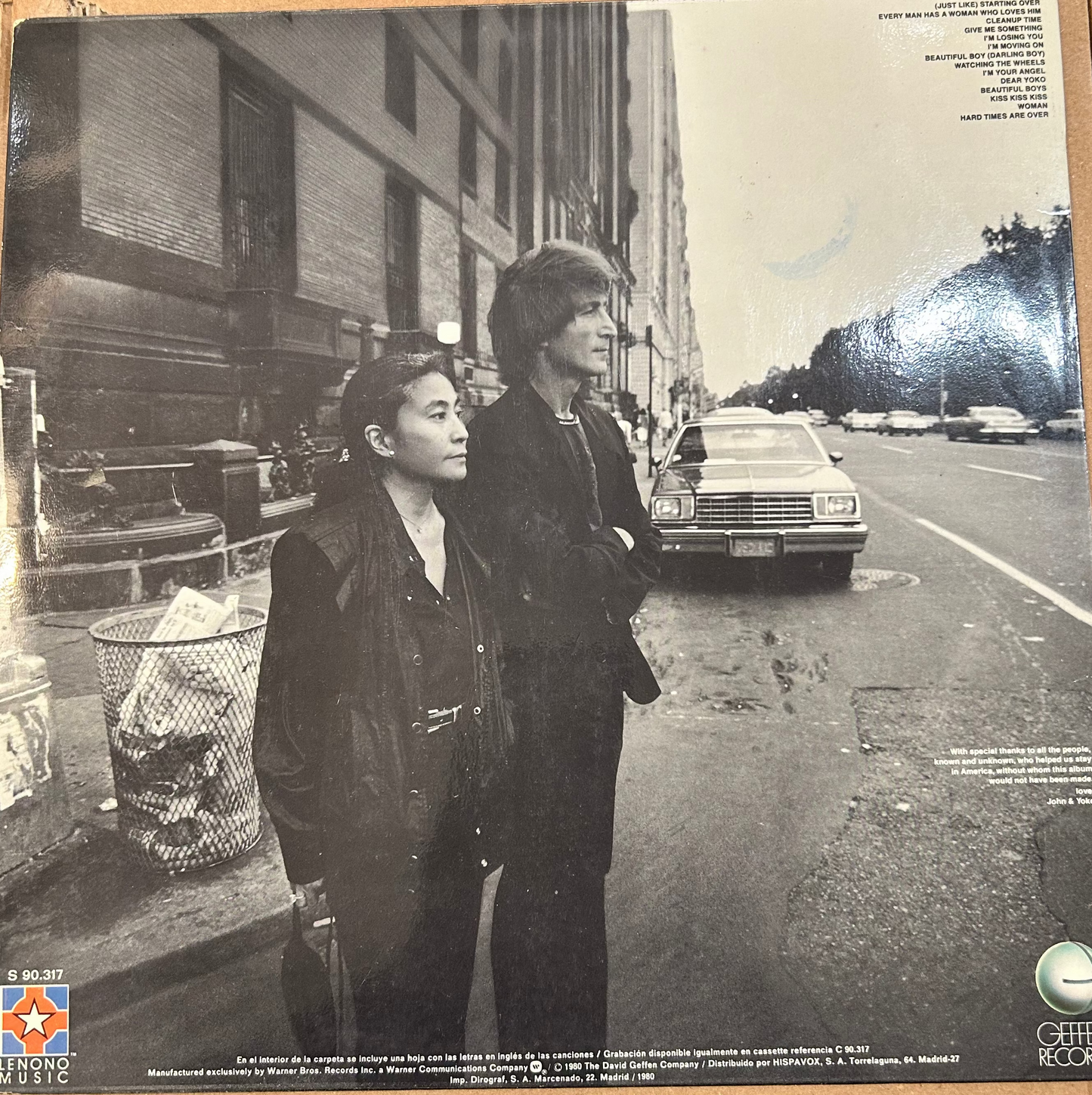 LP John Lennon & Yoko Ono ‎– Double Fantasy gebraucht