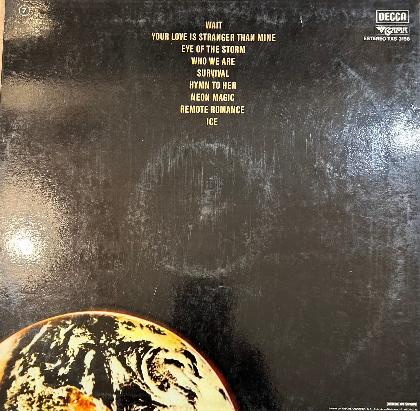 LP Camel ‎– I Can See Your House From Here 2. Hand