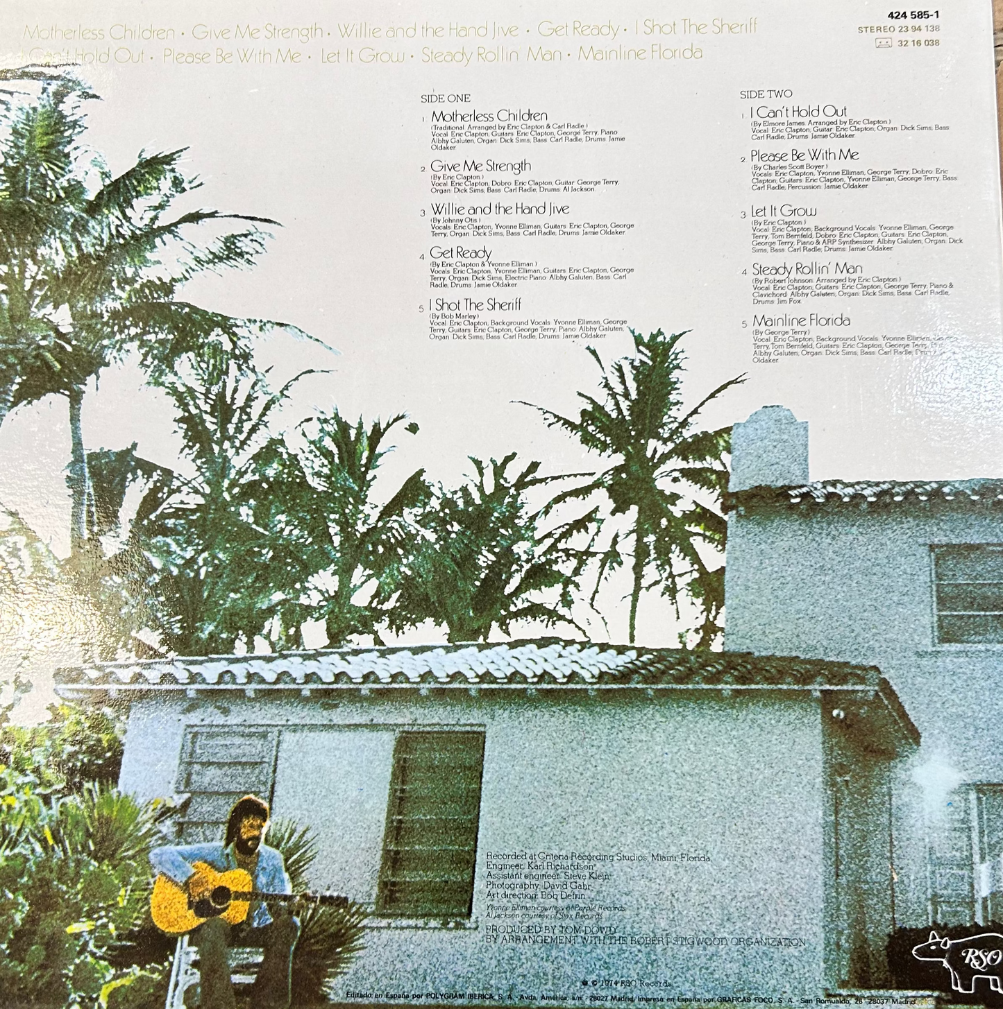 LP Eric Clapton – 461 Ocean Boulevard Gebraucht