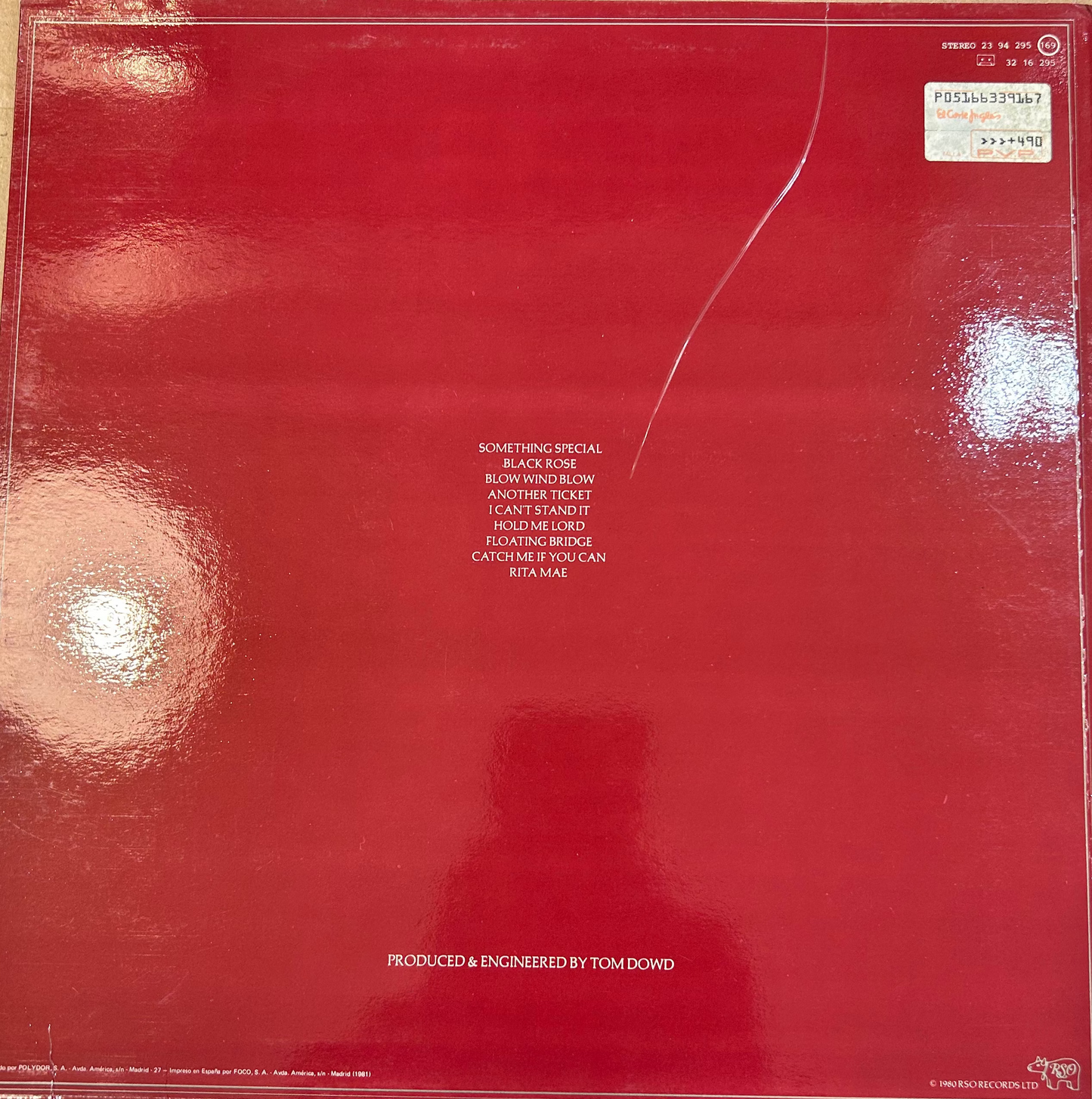LP Eric Clapton – Another Ticket gebraucht