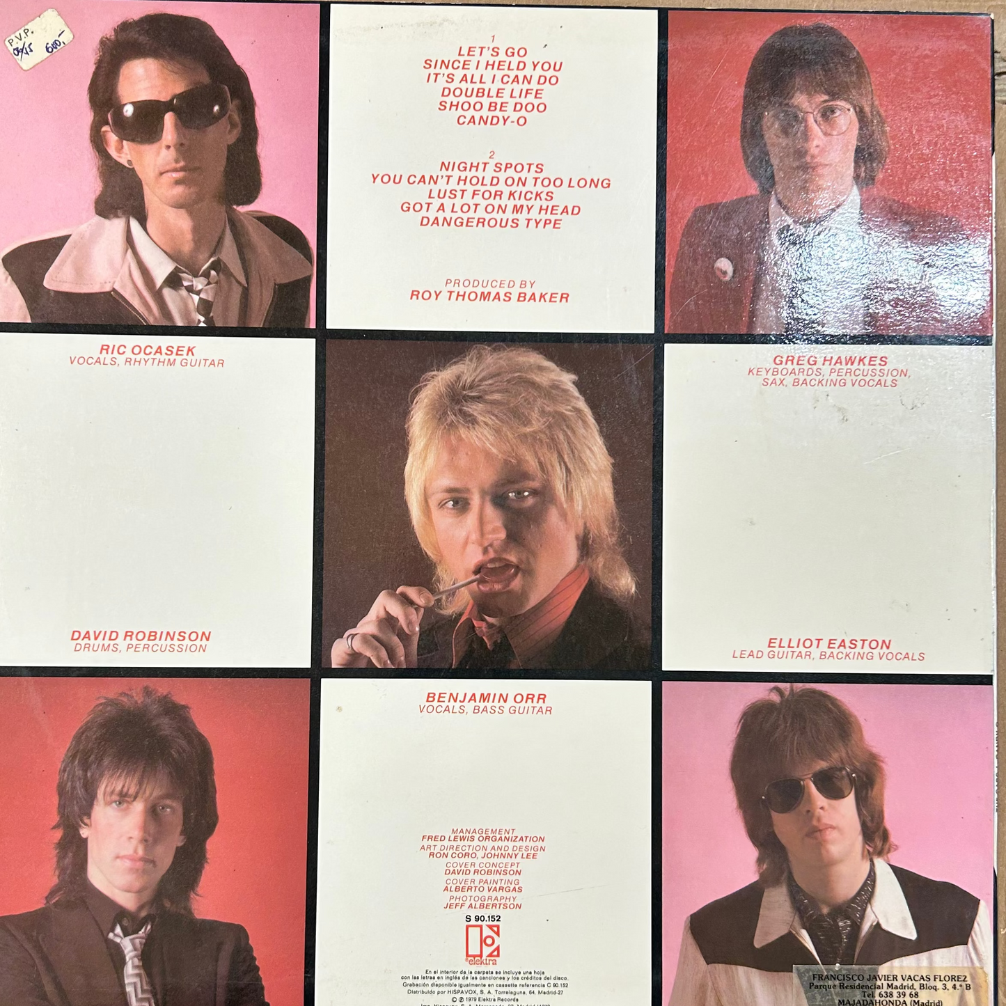 LP The Cars ‎– Candy-O gebraucht