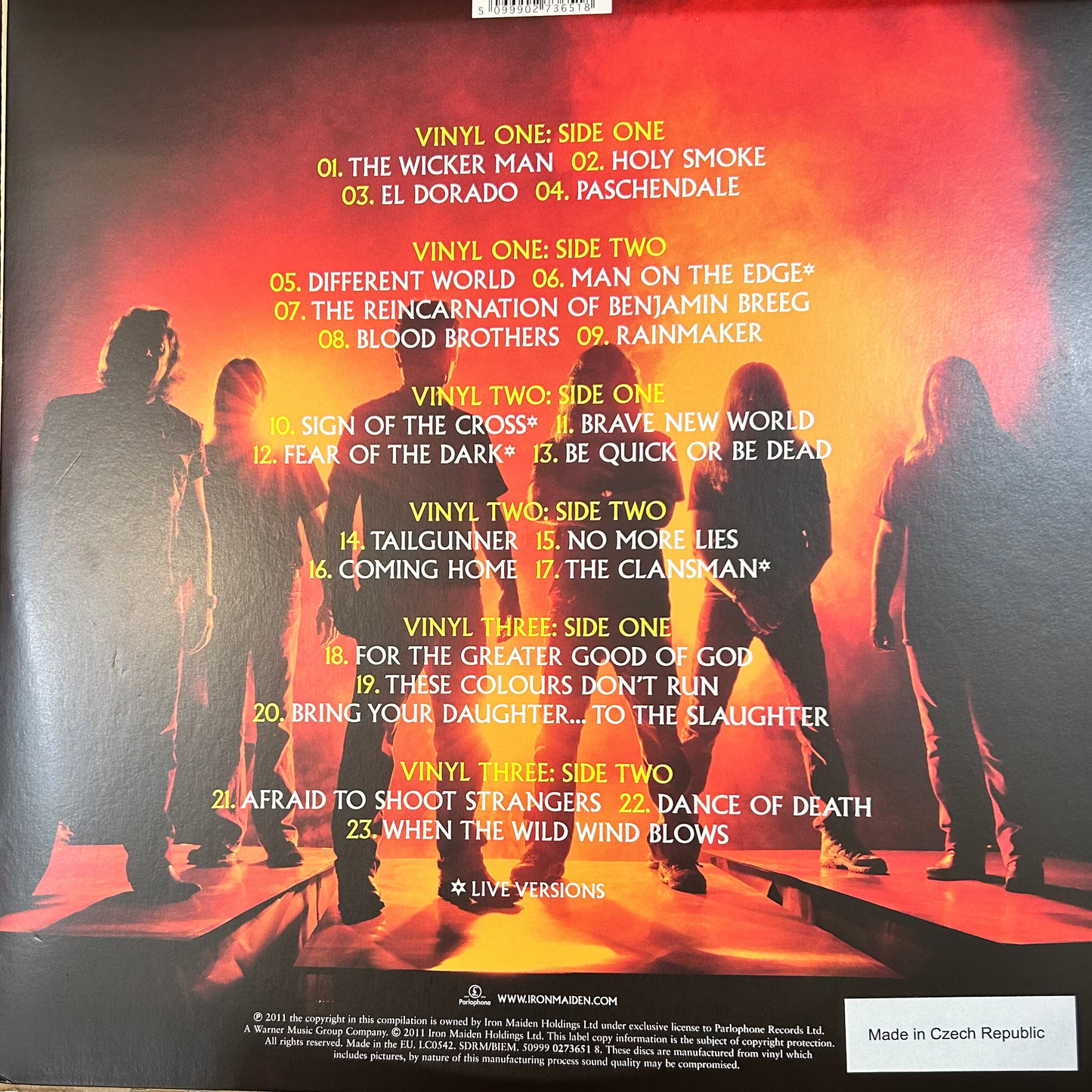 LP Iron Maiden ‎– From Fear To Eternity - The Best Of 1990-20103- 2ª mano