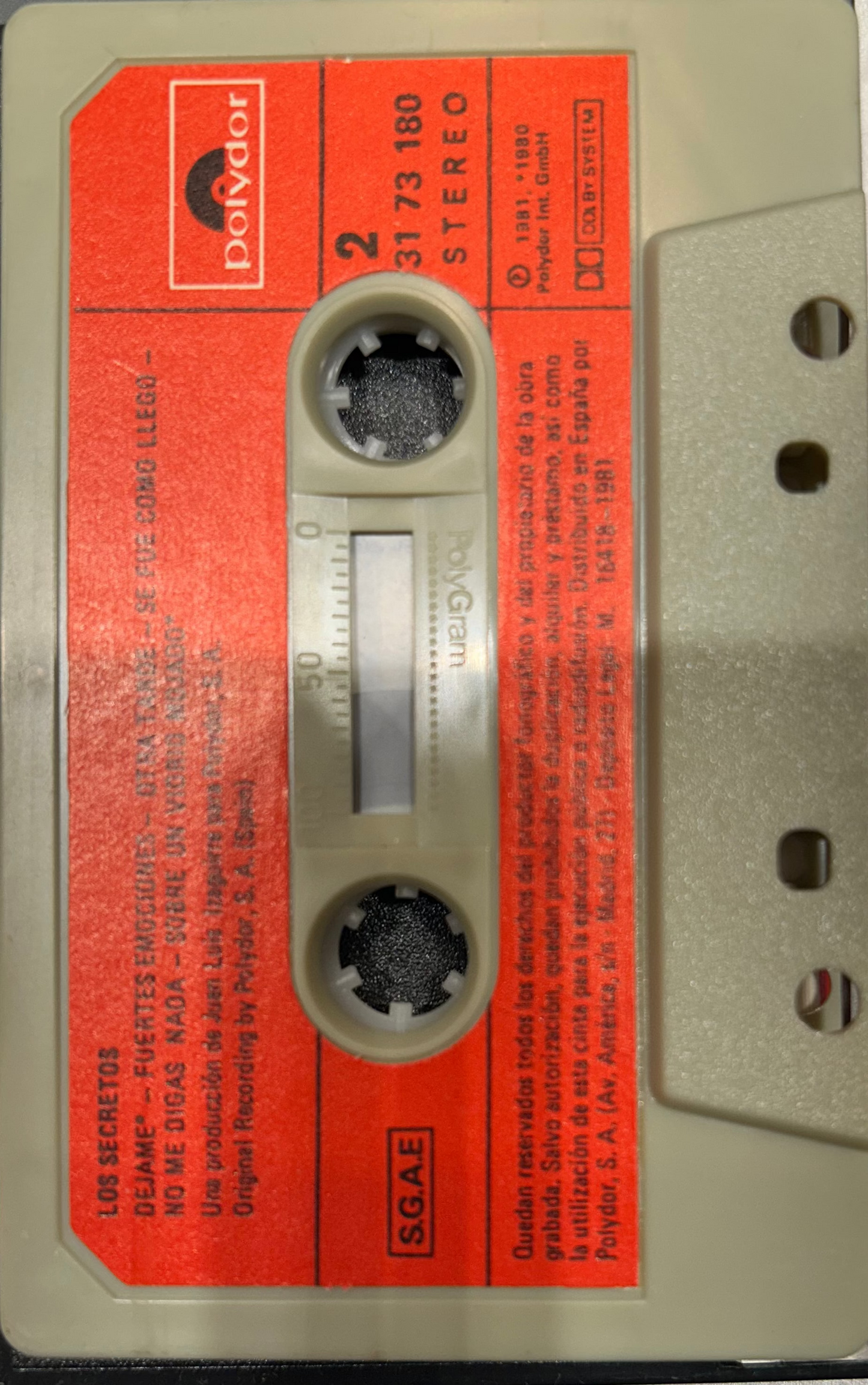 CASSETTE Los Secretos - Los Secretos 2. Hand (Exklusiver Artikel zur Abholung im Laden)