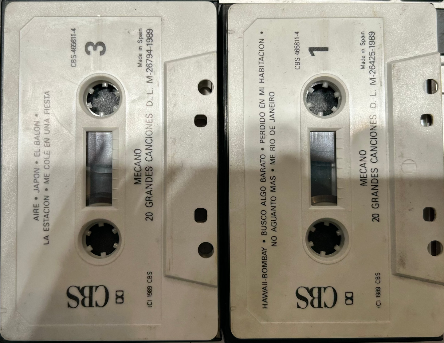 CASSETTE Mecano ‎– 20 Grandes Canciones Gebraucht (Nur zur Abholung im Laden)