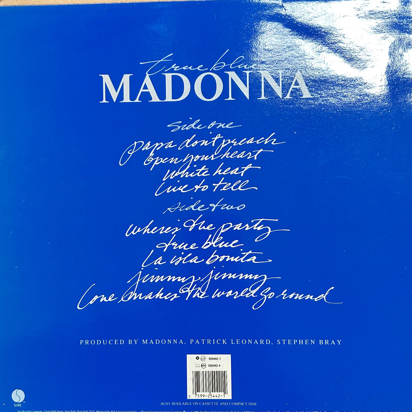 LP Madonna – True Blue gebraucht